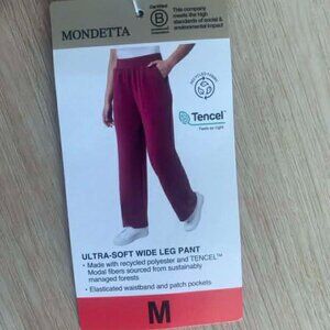 Mondetta ultra softwide leg pant size medium